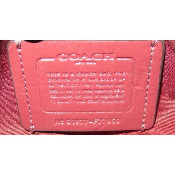 Coach Sage Mini Carryall In Signature Coated Canvas Desert Tulip Print Flocking - Picture 9 of 14